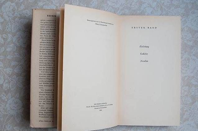 Libri: Theodor Storm "Gesammelte Werke" – Usato da Basel venduto da storchenricardo 1