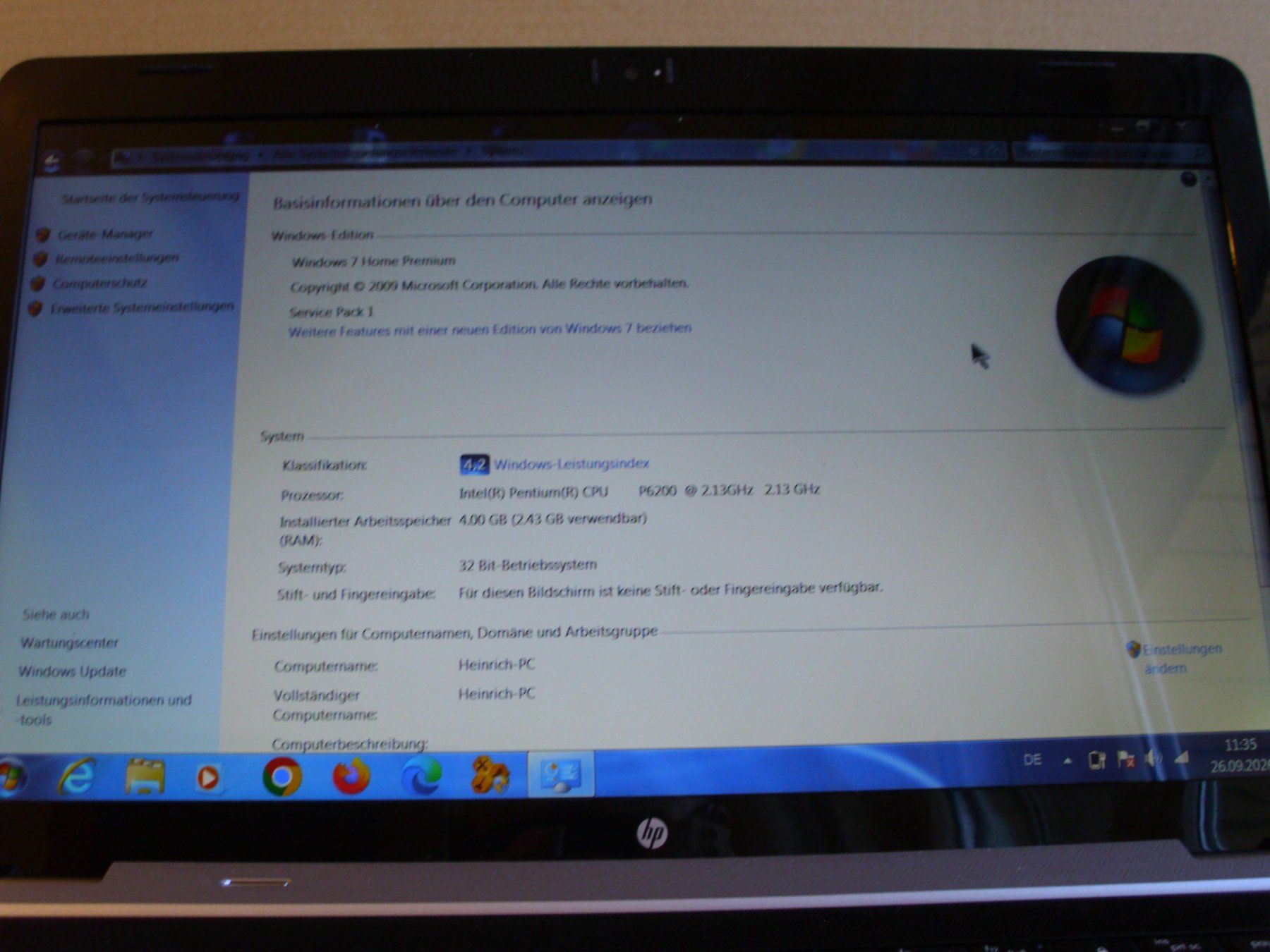 Hewlett Packard Notebook: HP Notebook G62 – Usato da Oberengstringen venduto da EAK11 3