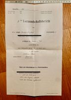 3. Vormundschaftsbericht  1921 _ Hausen am Albis