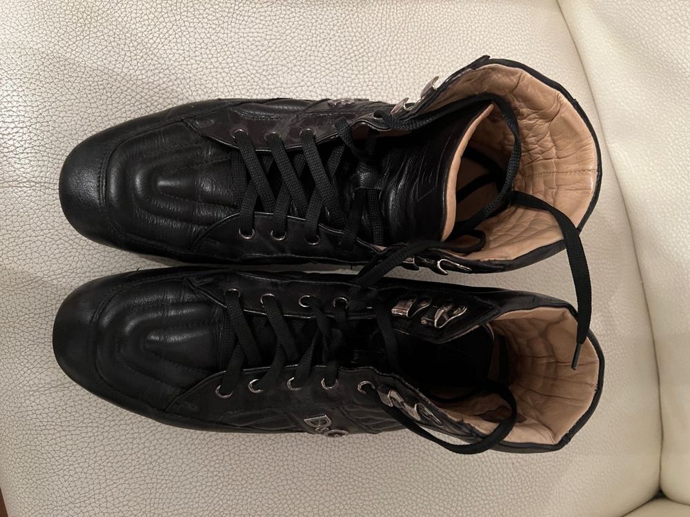 Original D&G black boots 42/5 Leder Kaufen auf Ricardo