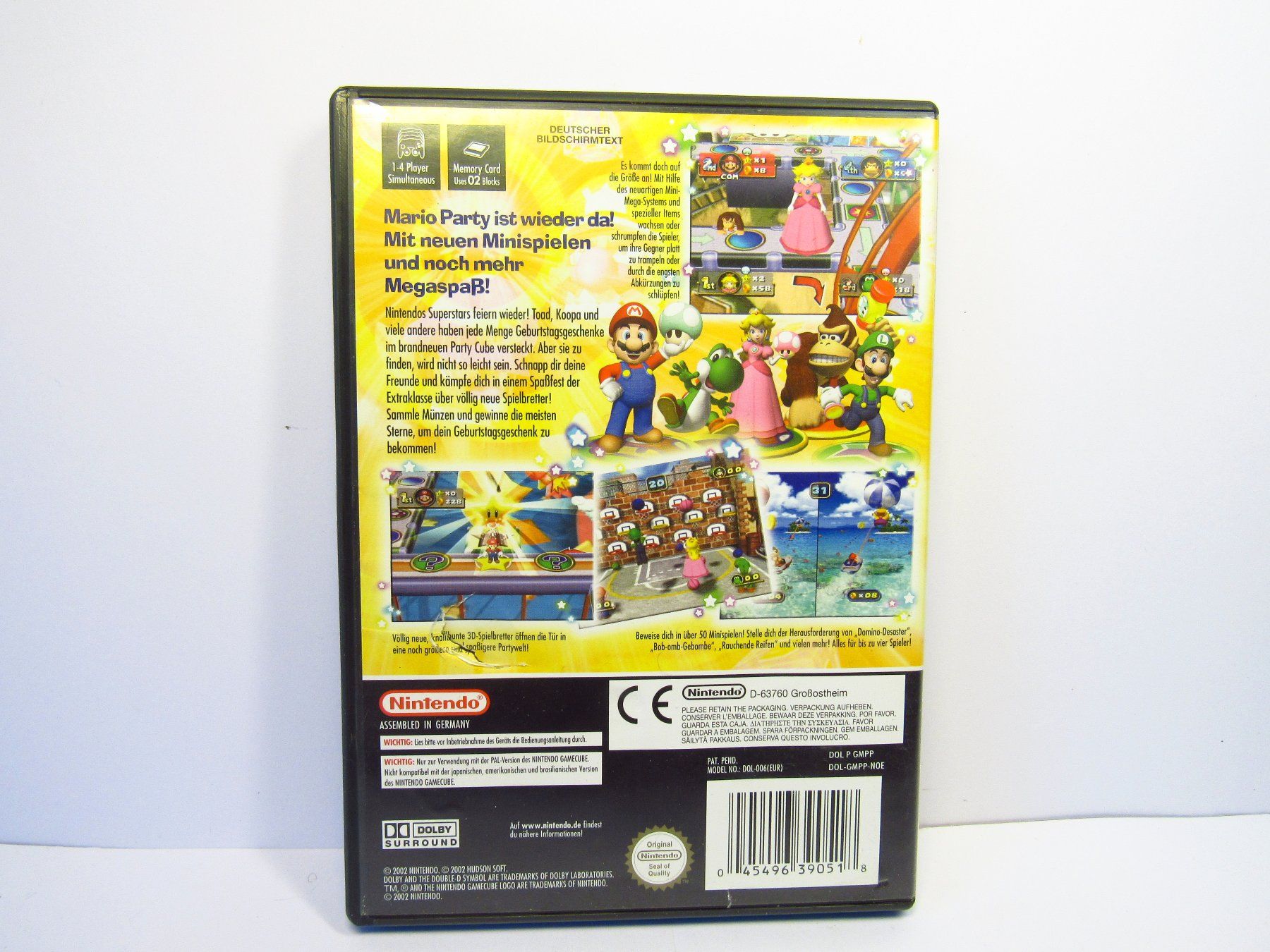 Nintendo Giochi: Nintendo Game Cube Game "MarioParty 4" gebraucht in OVP – Usato da Langenthal venduto da pc-s1 1