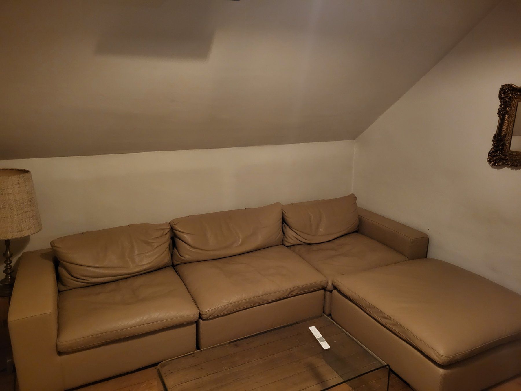 Divani: Schönes modulares Ledersofa Echtes Rindsleder – Usato da Baden venduto da kani02 1