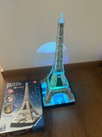 Eiffelturm Puzzle aus Kunststoff mit LED ( farbwechselnd )
