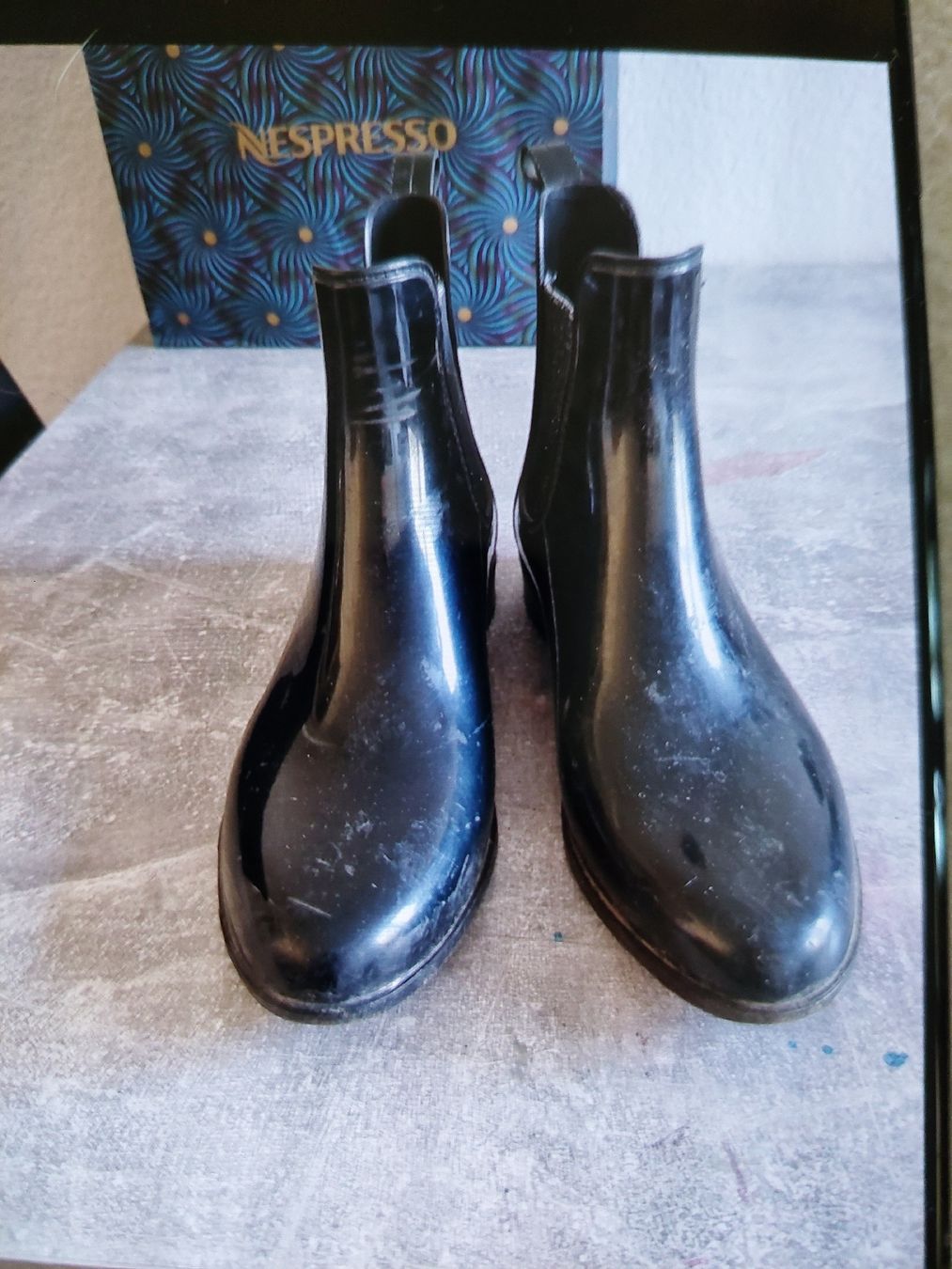 Damenschuhe: Gummistiefel schwarz Grösse 40 gebraucht – Gebraucht aus Solothurn von fra_hf65 2