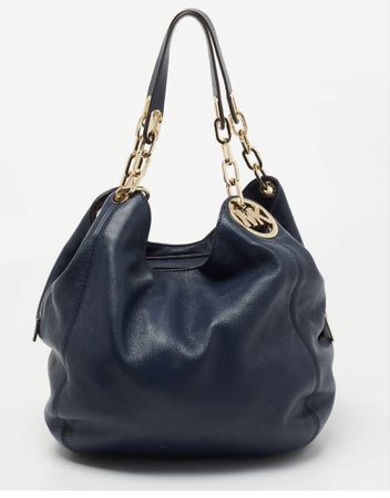 Michael Kors Handtasche, Admiralblau echtleder neu