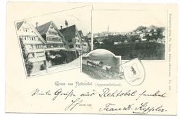 Gruss aus Rehetobel (AR) 3 Bilder - 1901