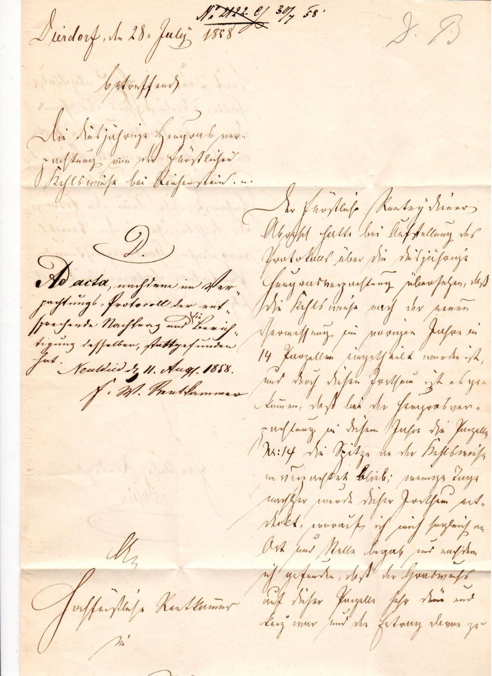 Tutti i francobolli: Vorphila Dierdorf  1858 – Usato da Wolhusen venduto da Curver9 1