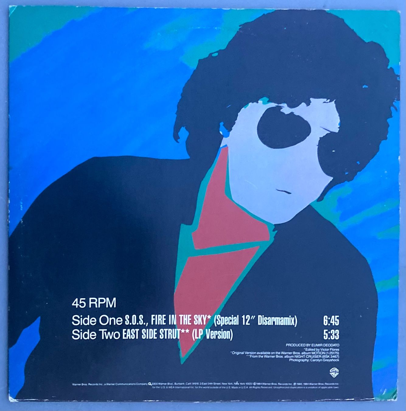 Dischi in vinile: DEODATO - S.O.S. FIRE IN THE SKY – Usato da Poliez-Pittet venduto da Newtown-Records 1
