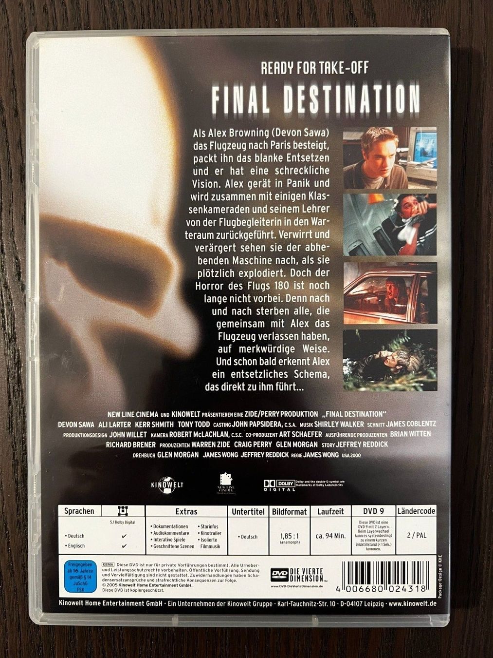 Tutti i DVDs: Final Destination – Usato da Zürich venduto da FilmFreunde 1