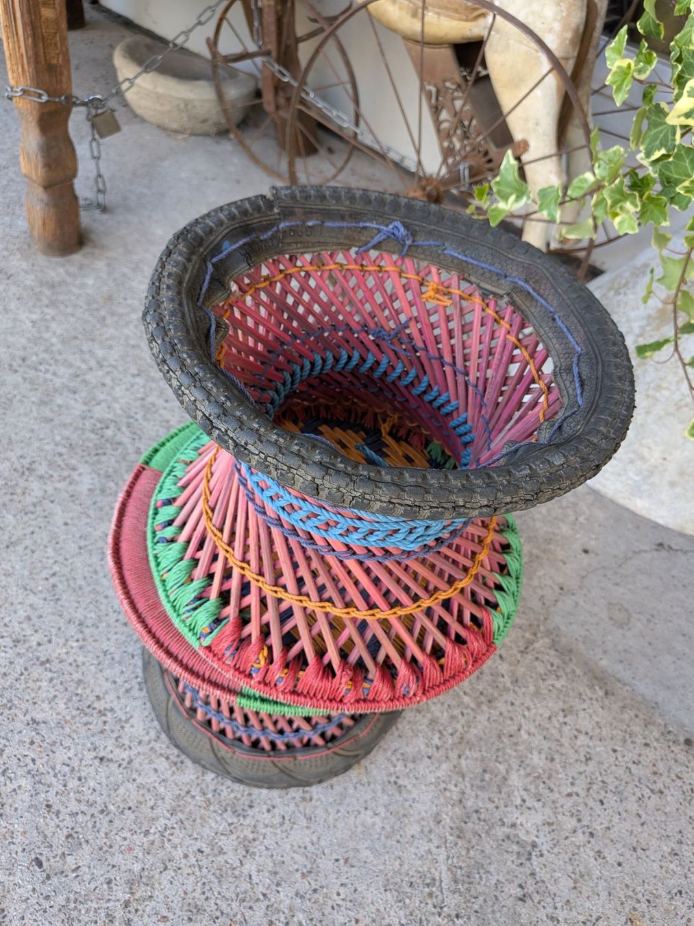 Tabourets: 2 Mudha Nepal Hocker – D'occasion à Emmen par magelan 5