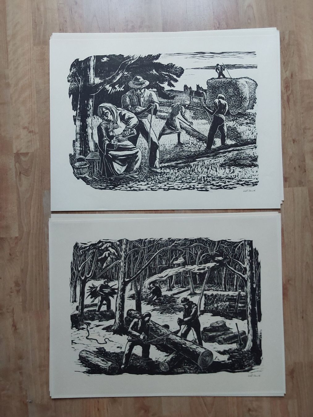 Posters & Illustrations: Willi Wenk. vollständig Mappe.Bilder 44x57cm. – D'occasion à Steinach par Chilli1957 4