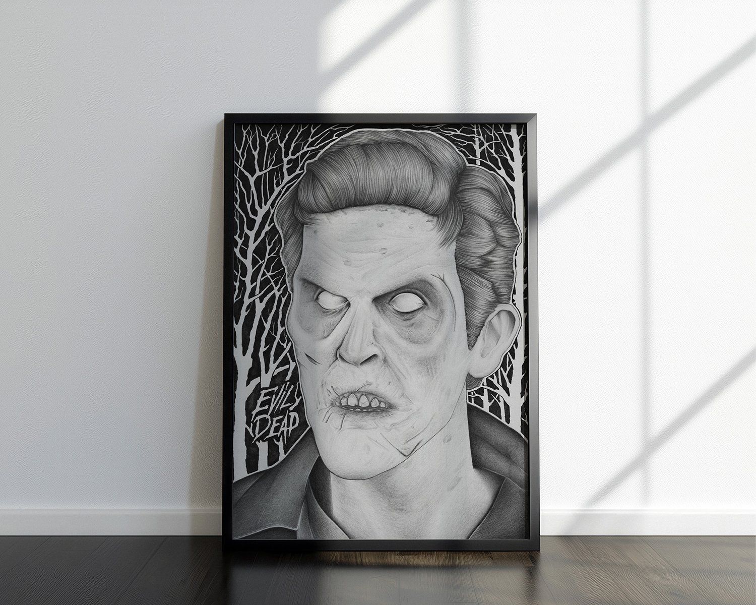 Foto & Immagini: Evil Dead - Ash Williams (Originale Artwork) A4 Gerahmt – Nuovo (secondo la descrizione) da Au SG venduto da Nikolas_B