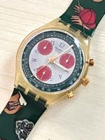 Swatch Chrono  Riding Team Uhr Top Zustand!