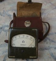 Vintage Ohmmeter „Elohmi 1“ – HB ELIMA mit Lederetui  ab 1.-