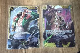Carte One Piece - Kuzan e Trafalgar Law - Lot de 2