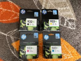HP 933XL CYAN, YELLOW, MAGENTA, HP 932XL BLACK - > CHF 130.-
