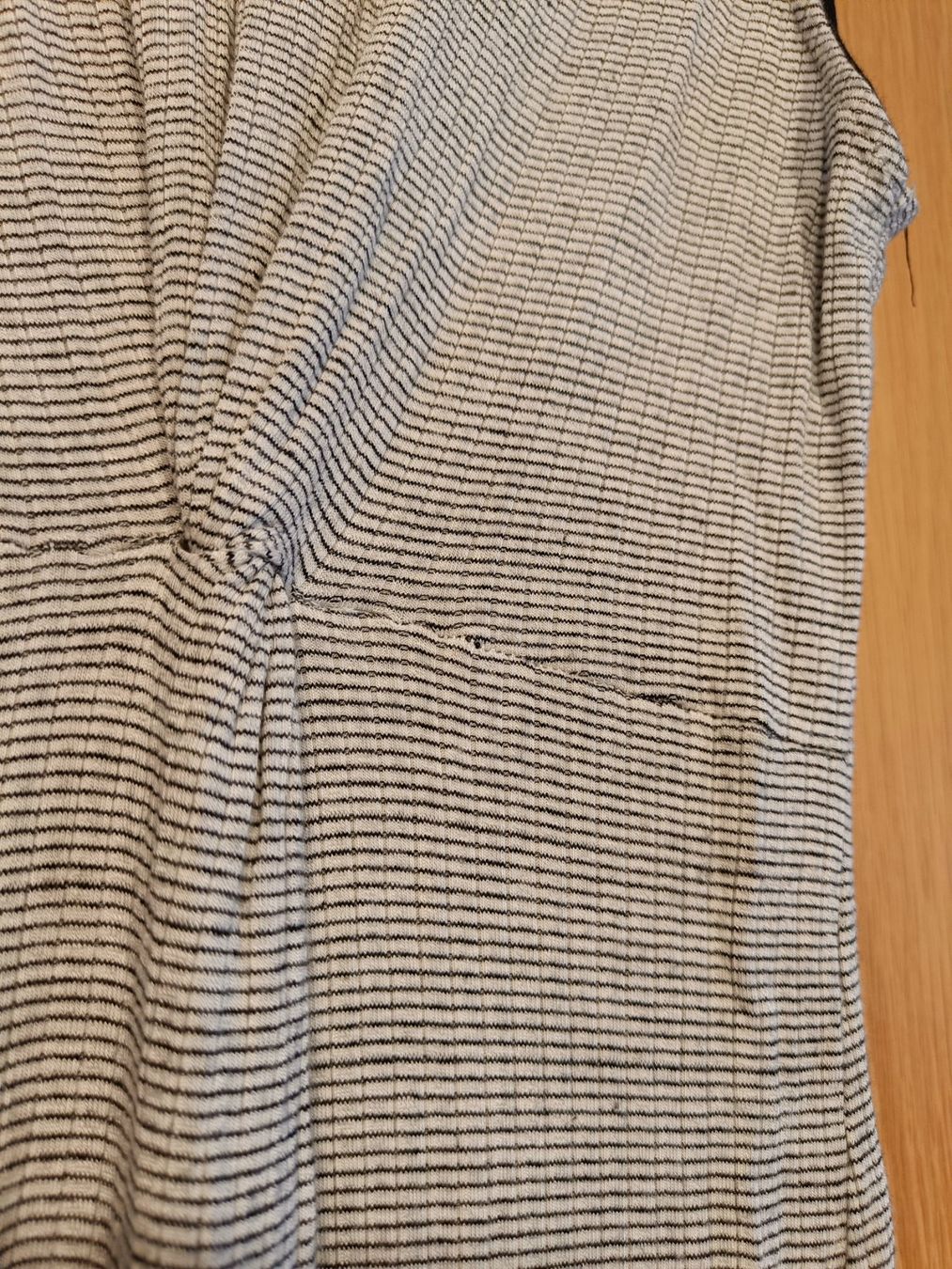 Kleider: Gestreiftes Midi Kleid Schwarz Weiss | Grösse M – Gebraucht aus Zürich von Atelier.Second 3