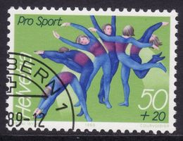 SBK-Nr. W67 (Pro Sport 1989) gestempelt