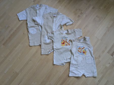 4x Kurzarm Strampler Gr. 74