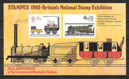Grossbritannien Block Eisenbahn ** 1980