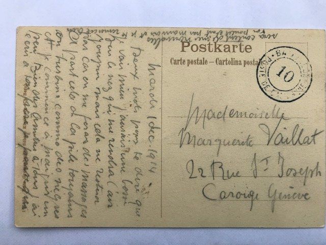 Cartoline postali: Kirchberg BE, von 1914 – Usato da Niederscherli venduto da Lucia16 1