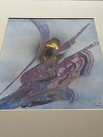Engel (Original), spirituelles Bild mit Signatur (Werk Nr.5)