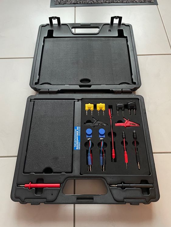 Multimeter Prüfspitzen - 2 Stück Messkabel Mit Goldbeschichteten Nadeln