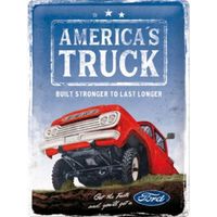 Blechschild 3D-FORD-AMERICAS TRUCK - 30 x 40 cm