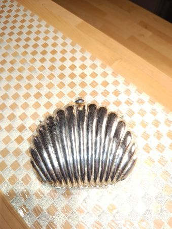 Art Deko versilberte Handtasche Clutch um 1930j France Top