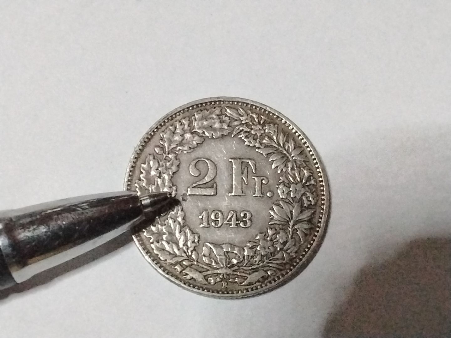 Tutti le monete: 2 francs 1943 abart argent – Usato da Neuchâtel venduto da pasprie 1