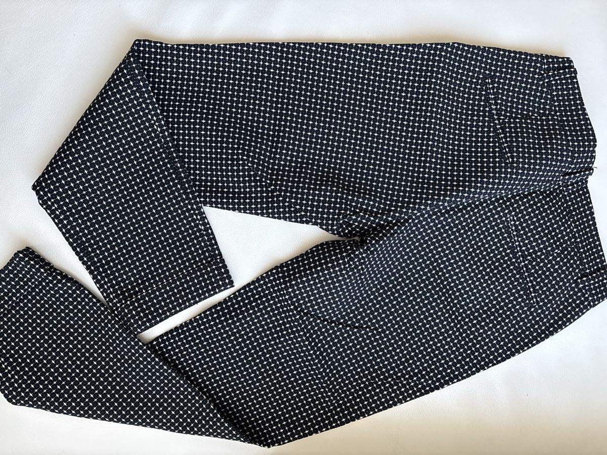 Cambio Pantaloni: Cambio Hose, Gr. 36, schwarz-weiss gemustert – Usato da langenthal venduto da rundholz7 5