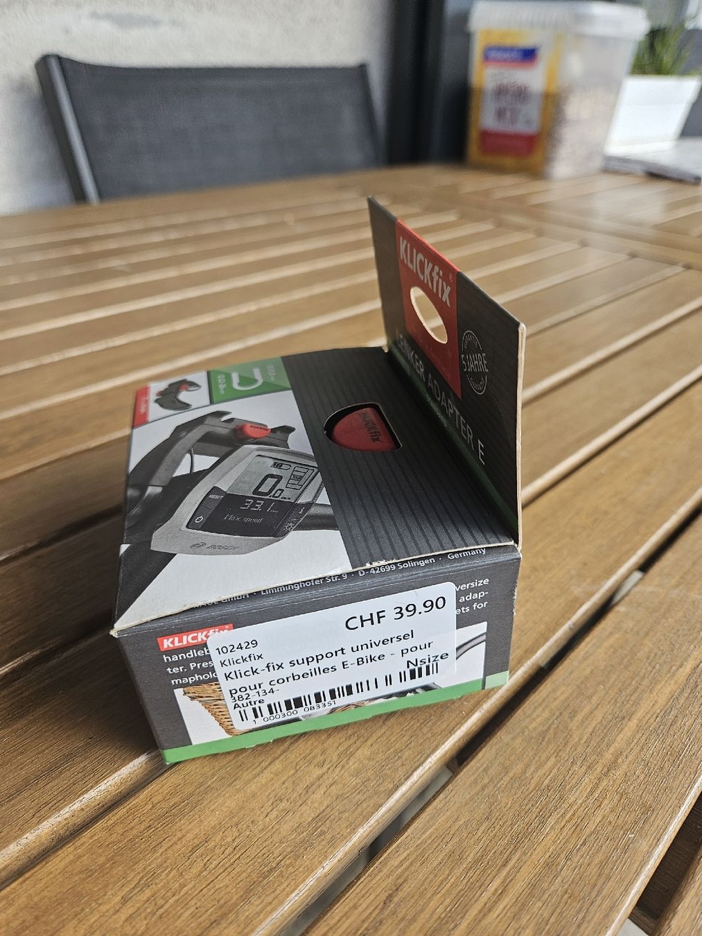 Ersatzteile: KLICKfix adapter E neuf – Neu und originalverpackt aus Plan-les-Ouates von  1