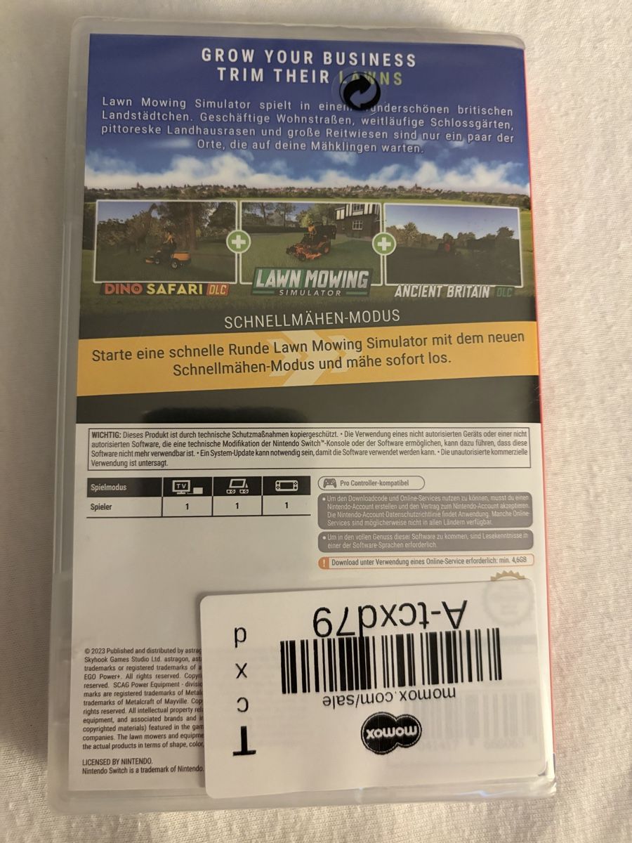 Spiele: Lawn Mowing Simulator – Neu und originalverpackt aus Wohlen AG von Deju1 1