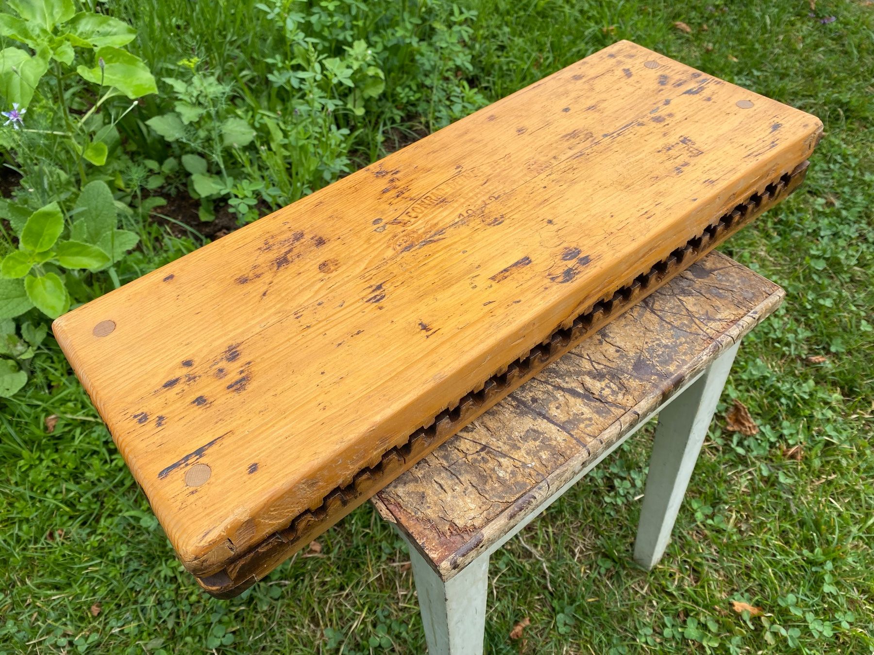 Tutti gli attrezzi: schöne grosse antike Zigarrenpresse aus Holz – Usato da Feldbach venduto da Olive1 3
