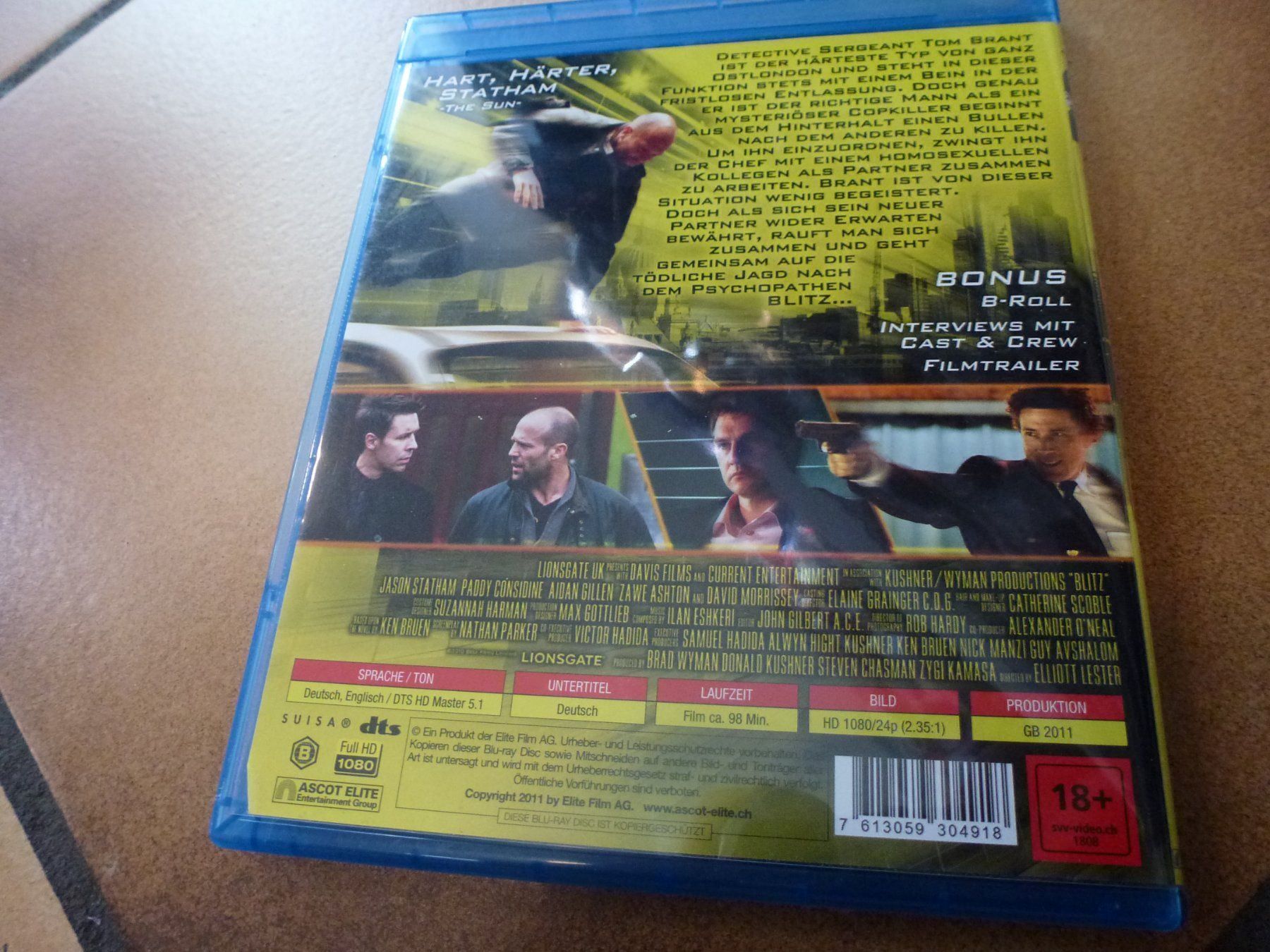 Tutti i DVDs: Blitz (BLU-RAY) – Usato da Olten venduto da Disc-Verkauf 2