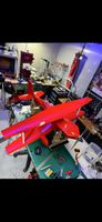 RC Flugzeug Phantom Doppeldecker rot guter Zustand