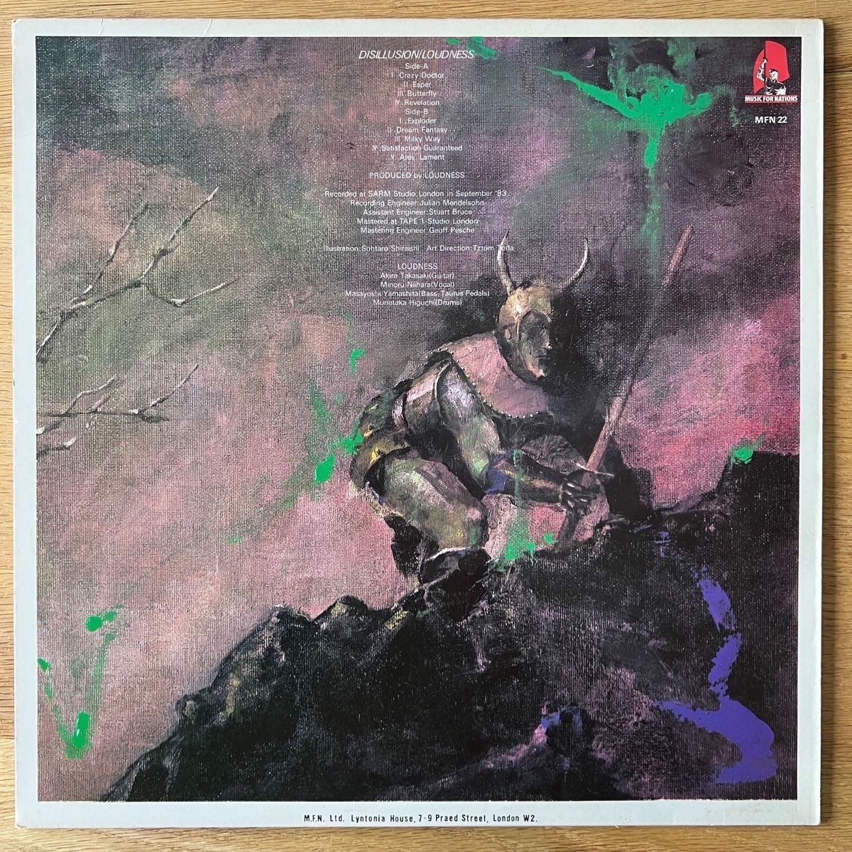 Dischi in vinile: Loudness - Disillusion / 1. UK-Press. 1984 - TOP – Usato da Gais venduto da soundcave57 1