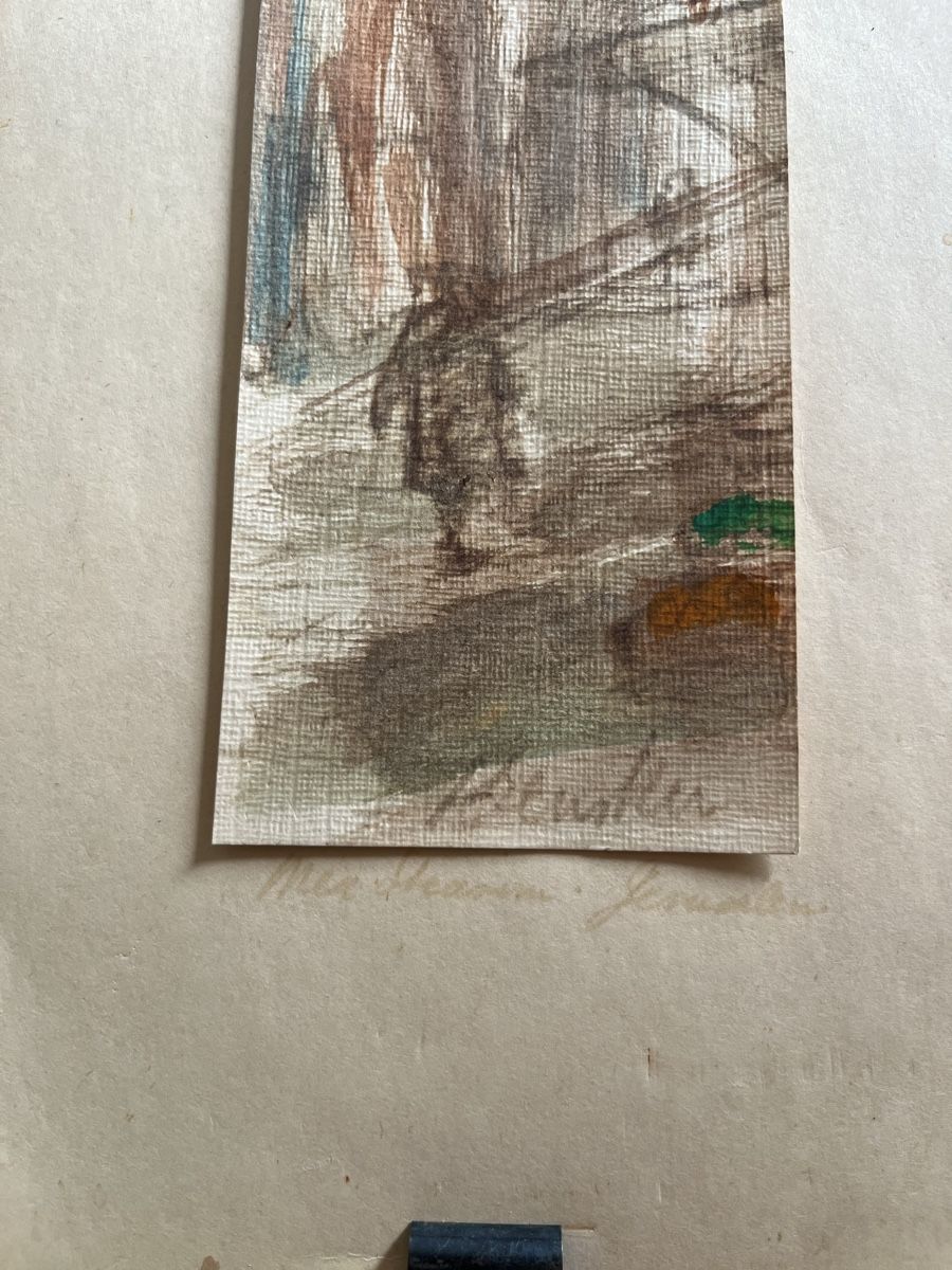 Gemälde: 3 Aquarelle / Skizzen aus Jerusalem – Gebraucht aus Ottikon von san_w99n 3