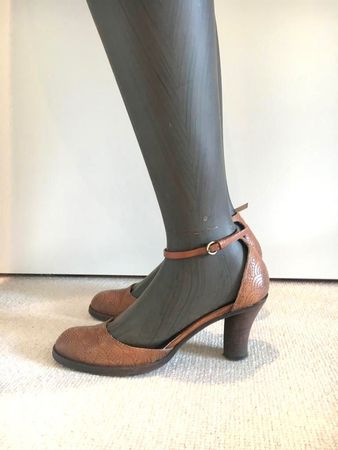 Sartore Sandalen, Gr 38 1/2, Leder, braun