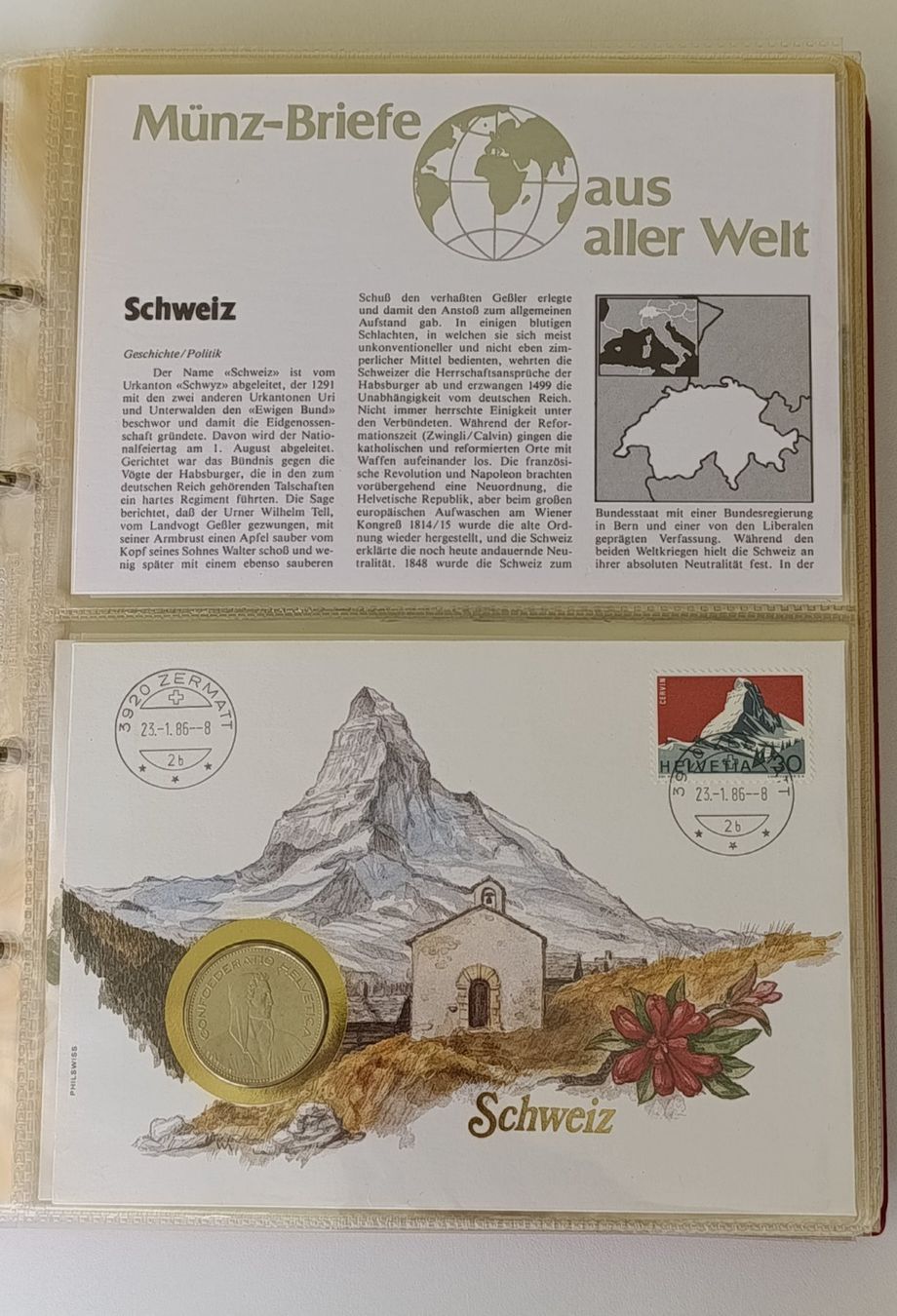 Album: Banknoten - und Münzbriefe – Usato da Bern venduto da dakrae 1