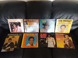 Elvis Presley Schallplatten Konvolut 8 Stücke guter Zustand