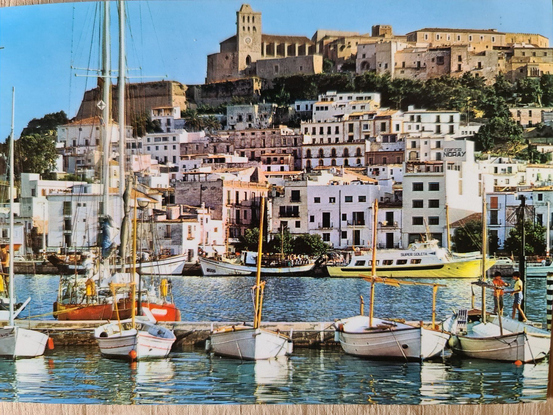 Cartoline postali: Ansichtskarte Ibiza Spanien 1985 – Usato da Dintikon venduto da Vexi