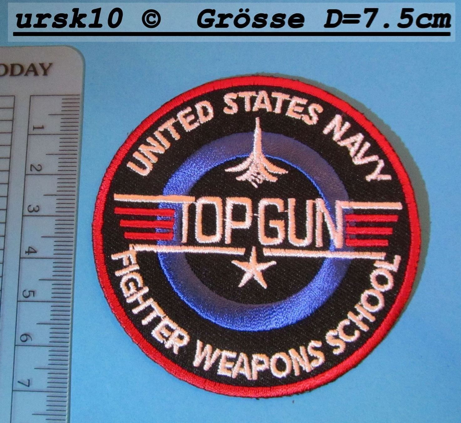 Placchette & Badge: NEUER  TOP GUN Fliegerschule Patch – Nuovo e nell'imballaggio originale da St. Margarethen TG venduto da ursk10 1
