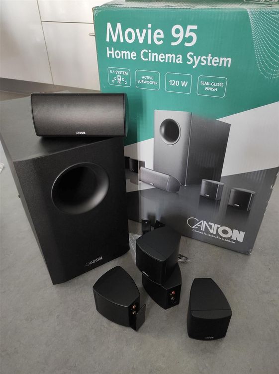 CANTON Movie 95 Heimkinosystem 5.1 mit aktivem Subwoofer | Kaufen auf ...
