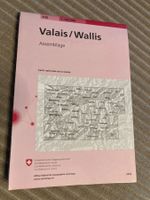 Landkarte - Wallis - 1:100‘000 - Swisstopo 2015