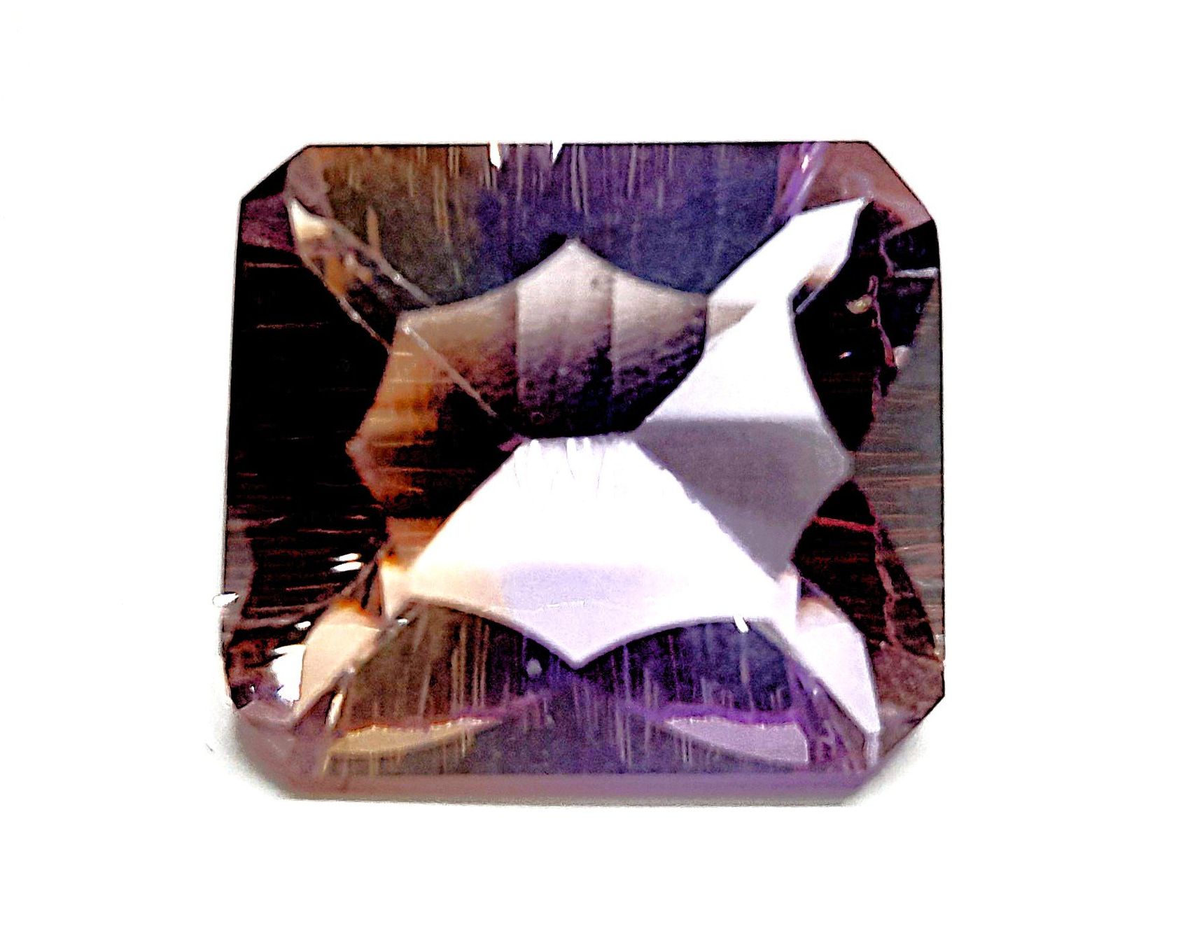 Amétrine EM concave cut 15.24 ct - CERTIFICAT 457.- Fr (Neu (gemäss ...