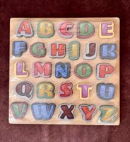 Kreatives Holz-Alphabet für Kinder – Lernspielzeug ab 3 Jahr