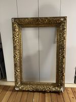 Grosser dekorativer Barockrahmen / Goldoptik 147 × 104 cm