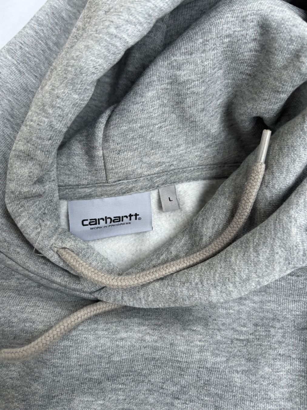 Carhartt Pullover & Sweatshirts: Carhartt Script Hoodie - Grösse L - Grau – Gebraucht aus Zürich von ale_67pd 1