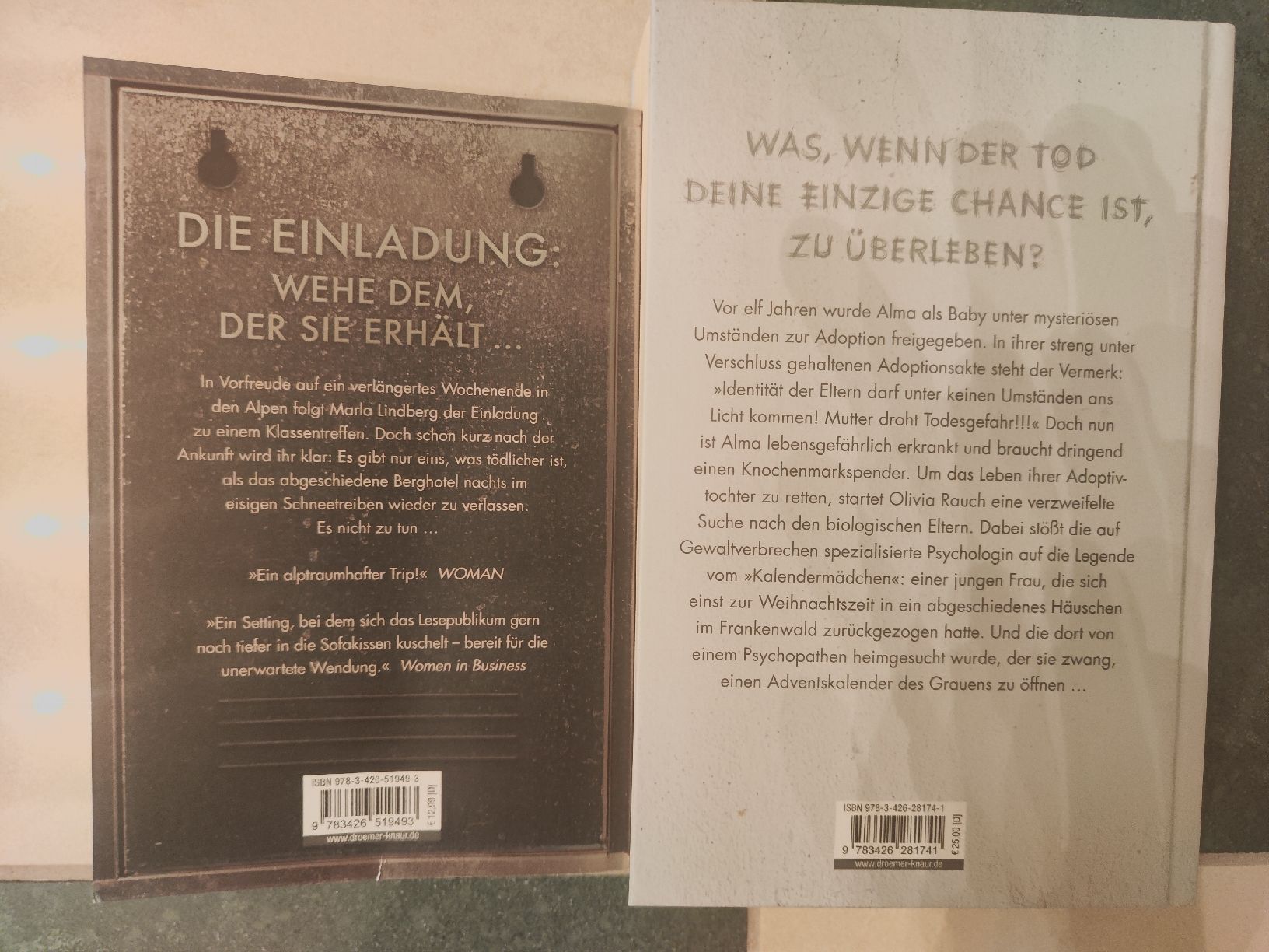 Livres: Fitzek, 2 Bücher  – D'occasion à Rheinfelden par Sandra220 1